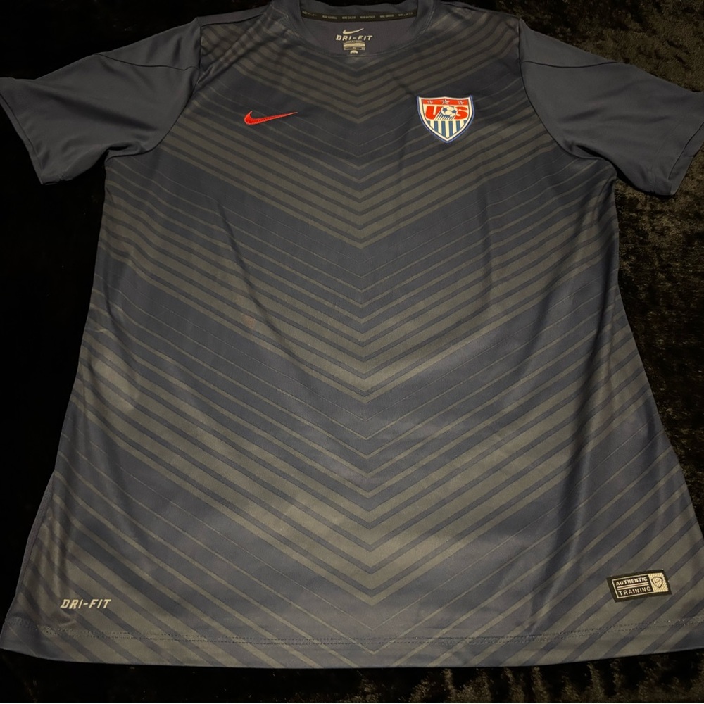 Mens Large Team USA Mens Soccer Away Nike Jersey